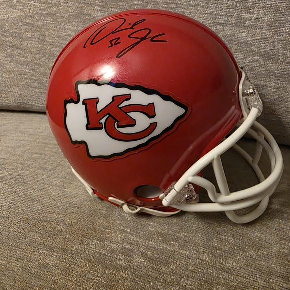 Kansas City Chiefs Signed Mini Helmet- "Derrick Johnson" - Picture 4 of 8
